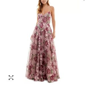 Floral prom dress